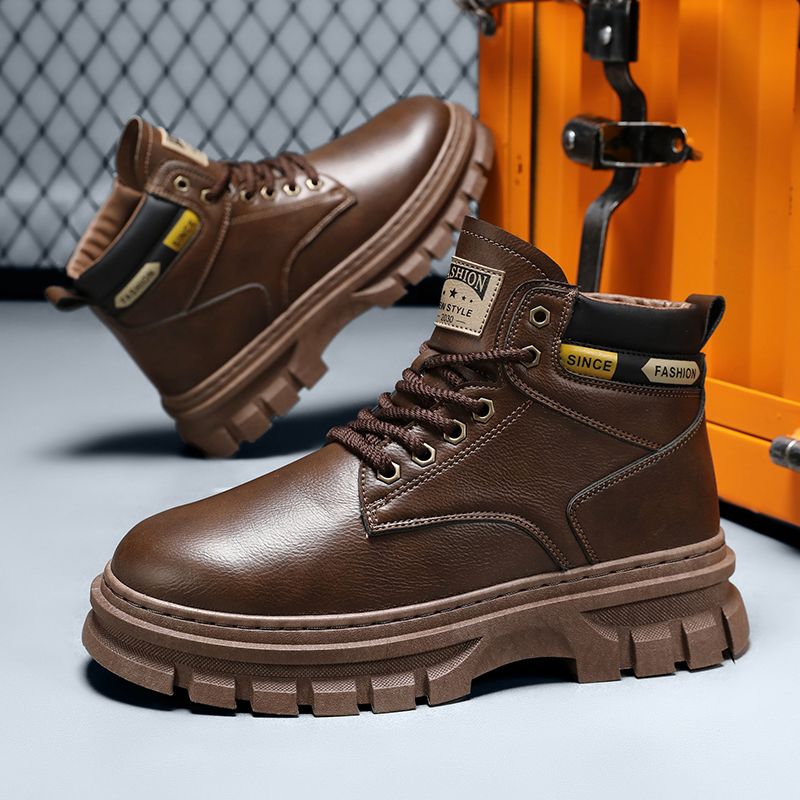 Fashion Leather Men Boots Wint - Men'S Shoes Hey Dude 评论和价格