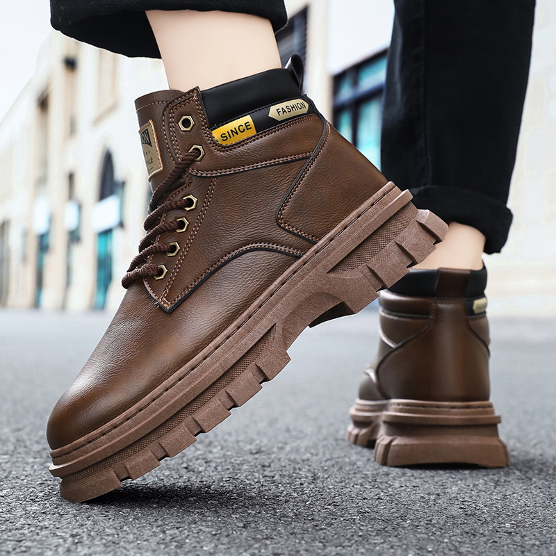 Fashion Leather Men Boots Wint - Men'S Shoes Hey Dude 评论和价格