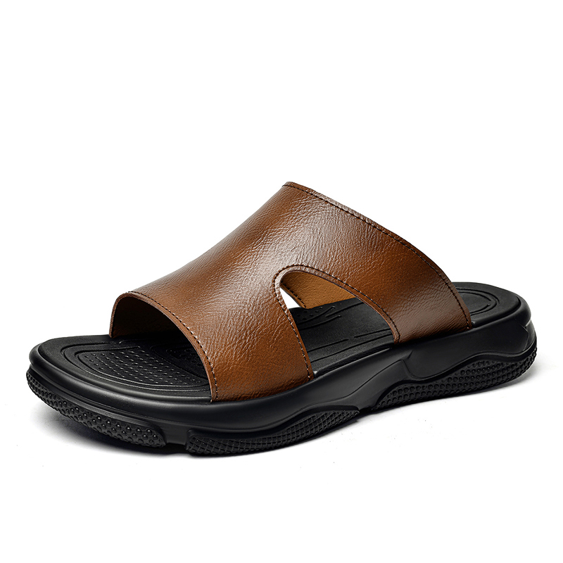 Men's Leather Slide Sandals No - Men'S Shoes Hey Dude 评论和价格