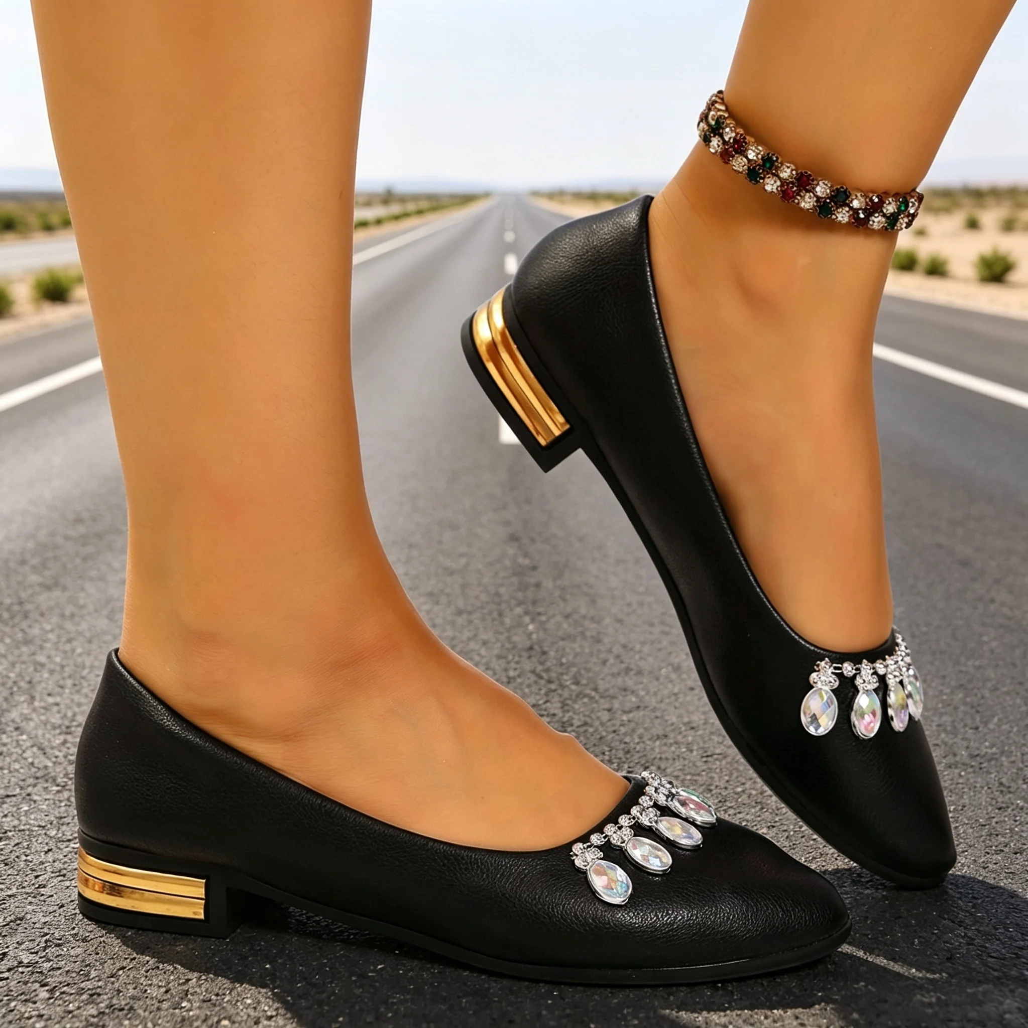 Women Flats Pointed Toe Ballet - Men'S Shoes Hoka Sale 评论和价格