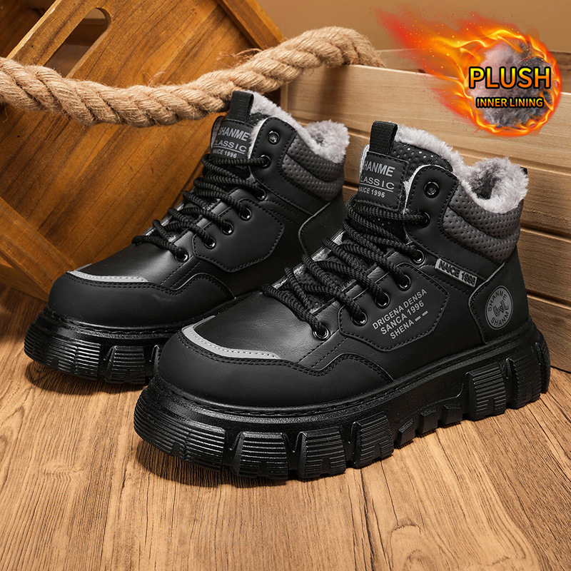 Winter Velvet High Top Men's B - Men'S Shoes With Height Increase 评论和价格